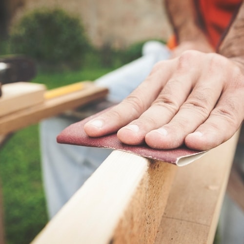 How To Stain An Adirondack Chair Olympic   Sanding Wood 4 