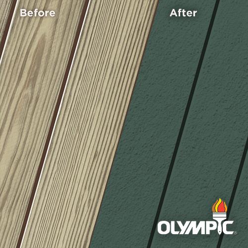Exterior Wood Stain Colors - Dark Green Velvet - Wood Stain Colors - Olympic