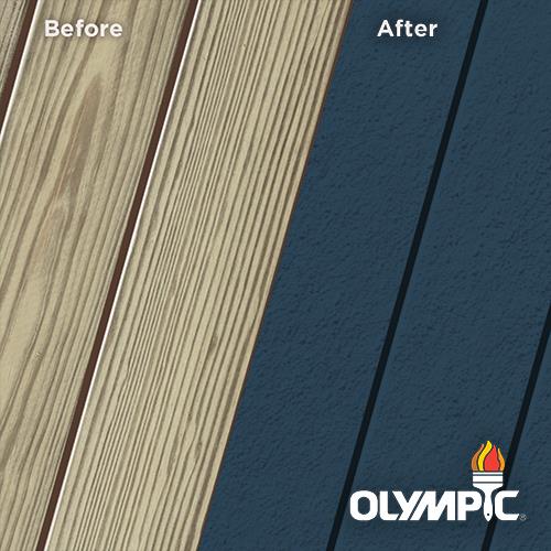 Exterior Wood Stain Colors - Midnight Blue - Olympic